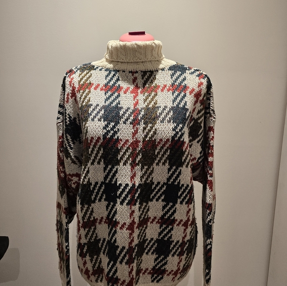 Vintage Checker Sweater - Picture 1 of 5